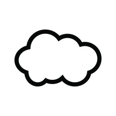 Cloud icon vector set. Weather illustration sign collection. swarm symbol or logo.