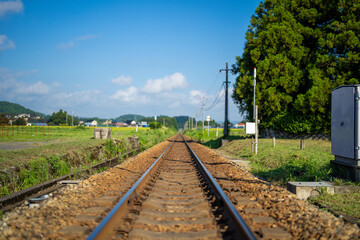 富山県富山市の猿倉山、御前山、小佐波御前山を登山する風景 Scenery of climbing Sarukura Mountain, Gozen Mountain, and Ozanami Gozen Mountain in Toyama City, Toyama Prefecture. 