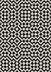 Abstract Geometric Pattern generative computational art illustration