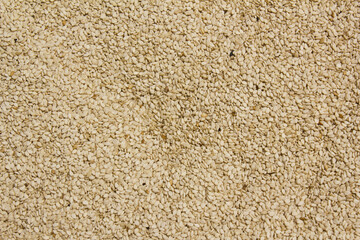 Heap of organic natural sesame seeds
