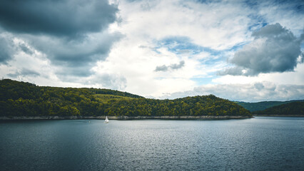 Sailing Lake in Germany Nature and Travel Photography. High quality photo