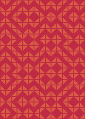 Abstract Geometric Pattern generative computational art illustration