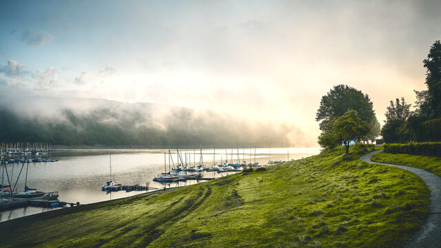 Sailing Lake in Germany Nature and Travel Photography. High quality photo