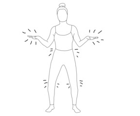 yoga, shake, shaking tension release