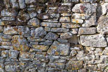 Old stonewall for background or texture