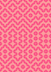 Abstract Geometric Pattern generative computational art illustration