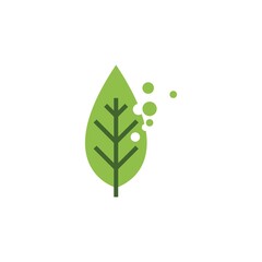 Green leaf illustration