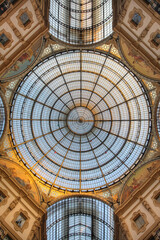 Vittorio Emanuele II gallery, Milan, Italy