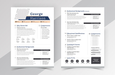 Modern Creative Resume Cv Template