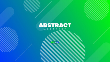 blue green gradient geometric background with rounded shape