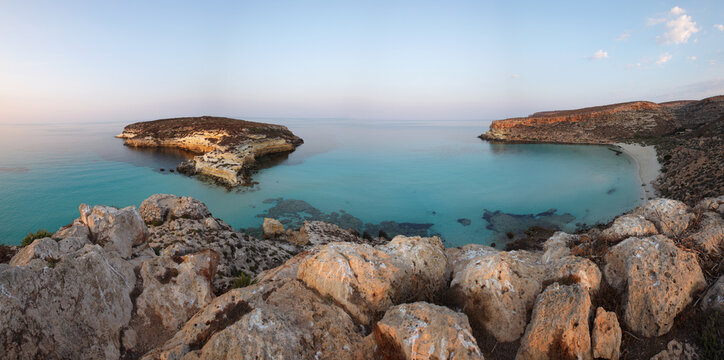 Island of Rabbits in Lampedusa, Sicily, Italy