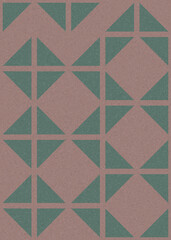 Abstract Geometric Pattern generative computational art illustration