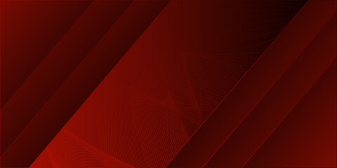 Futuristic red background with lines
