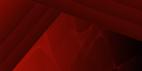 Futuristic red background with lines