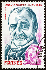 Postage stamp France 1979 Georges Courteline, dramatist and novelist