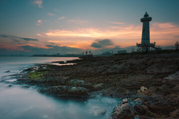 Fototapeta premium Seul-Do sunset