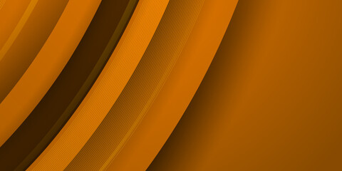 Dark orange and gold abstract background. Dark brown background with abstract graphic elements for presentation background design.