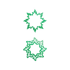 LEAF AND NATURE TREE LOGO FOR BUSINESS VECTOR GREEN PLANT ECOLOGY DESIGN
