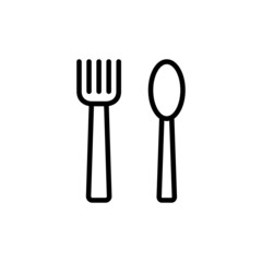Fork  Spoon Restaurant Icon vector for your design element