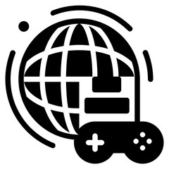 world glyph icon