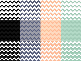 Geometric seamless patterns. Vector illustration.