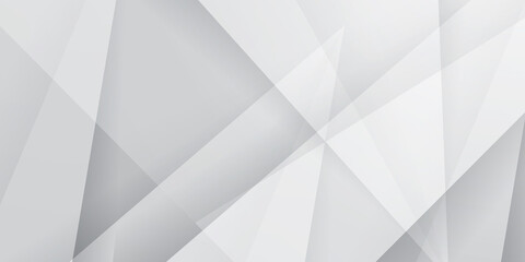 Abstract white triangle shape with futuristic concept background 