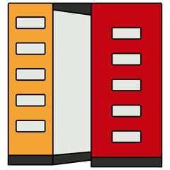 A unique design icon of city building