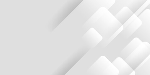Obraz premium Modern simple grey white abstract background with lines and triangles. White abstract modern background design. Abstract white shape with futuristic concept background