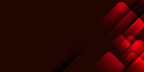 Dark red abstract background with 3d overlap layer rounded rectangle texture pattern