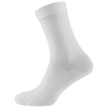 long white classic sock, on a white background
