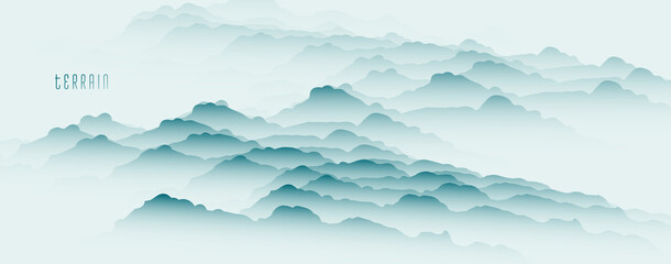 Obraz premium 3D fluid gradient color vector abstract background, dimensional dynamic shape in motion, flowing colors design element, trendy modern style.