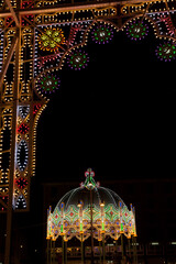 Luminarie decoration in  Lecce, Salento