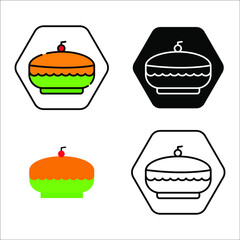 pie icon logo symbol illustration