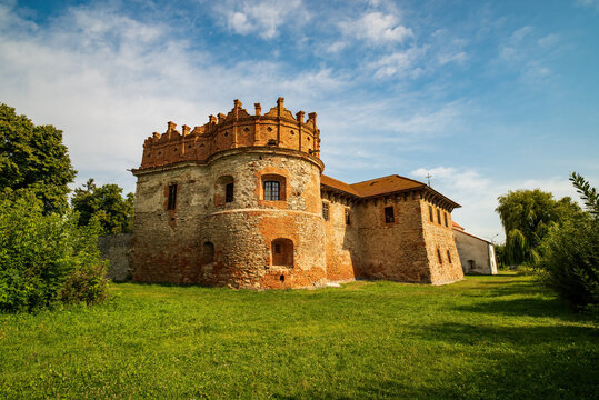 Stunning view of medieval Starokostiantyniv Castle, Khmelnytskyi region, Ukraine