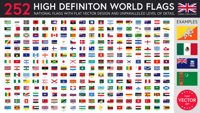 national flags of the world countries