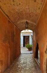 architecture of the old town of Chania, Crete, Greece