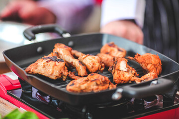 Homemade grilled chicken