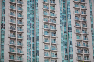 Fototapeta premium Rows of building window