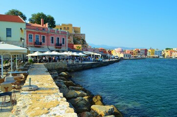 view of the old town, Chania, Crete, Greece 