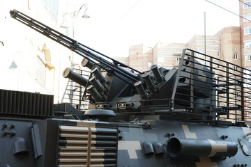 Active module E-4 armored personnel carrier