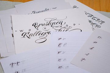 Brushpen Kalligraphoe Workshop