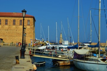 Old port of Chania, Crete, Greece
