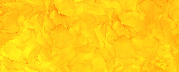 Artistic yellow texture watercolor inkscape abstract background for your design, alcohol ink acrylic background concept © lumerb