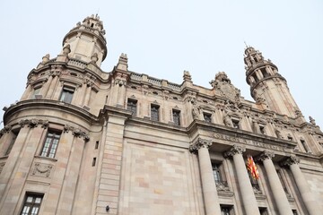 Fototapeta na wymiar Barcelona landmark in Spain