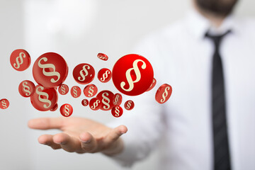 Viele Paragraphenzeichen.