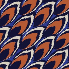 Brush Stroke Fur Seamless Pattern