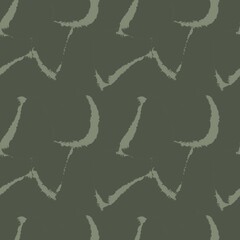 Brush Stroke Fur Seamless Pattern