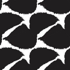Brush Stroke Fur Seamless Pattern