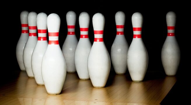 Ten pin bowling.