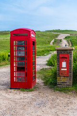 A view of old fashioned communications before the internet in Sussex, UK in early summer
